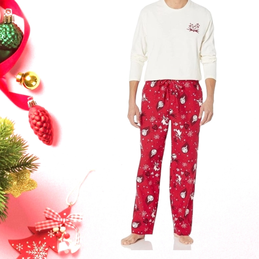 Disney's Nightmare Before Christmas Men's Pajama Set, NWT
